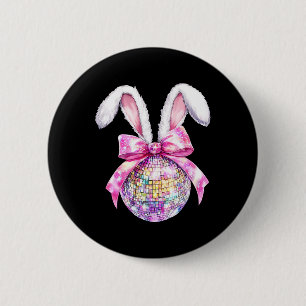 Retro Disco Bunny Coquette Bow Osterfeiertag Giorg Button