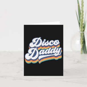 Retro Disco Daddy 60er 70er Party Kostüm Vater Vat Karte