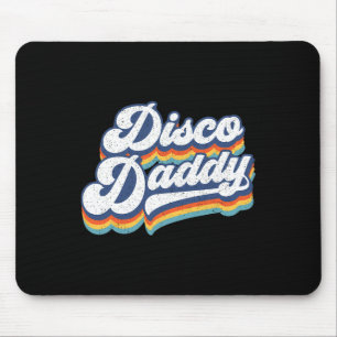 Retro Disco Daddy 60er 70er Party Kostüm Vater Vat Mousepad