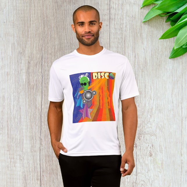 Retro Disco Party 70er Funk Art T-Shirt (Von Creator hochgeladen)