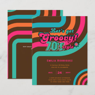 Retro Disco Tanz Geburtstag Boogie Groovy