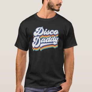 Retro-Disco-Vater 60er 70er Party-Kostüm Dad T-Shirt