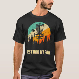 Retro Disk Golf Best Vater Sunset Vintag Frisbee G T-Shirt