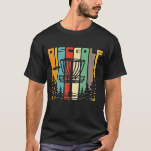Retro Disk Golf Frisbee Golfsport Hobby Cool T-Shirt