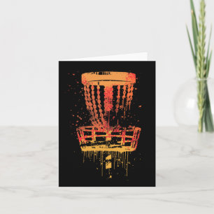 Retro Disk Golf Frolf - Vintager Frisbee Golf Karte