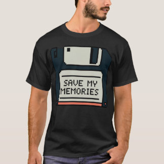 Retro-Diskette für meine Erinnerungen gerettet - V T-Shirt