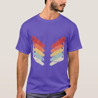 Retro-Distressed-Flipper-Familie T-Shirt
