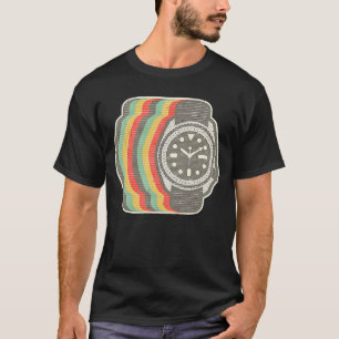 Retro Diving Watch Vintage Armbanduhr T-Shirt