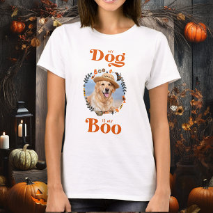 Retro Dog ist mein Boo Personalisiertes Niedliches T-Shirt