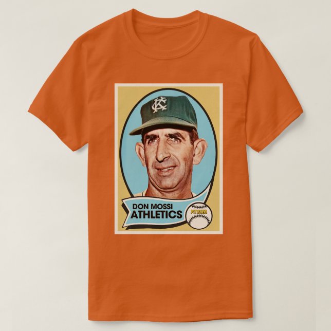 Retro Don Mossi Baseball d T-Shirt (Design vorne)