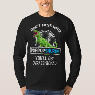 Retro Don't chess with Poppopsaurus Du wirst Jura T-Shirt