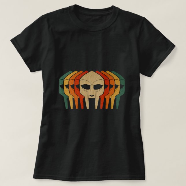 Retro Doom T - Shirt (Design vorne)