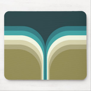 Retro-Doppelbogen-Dekoration Mousepad