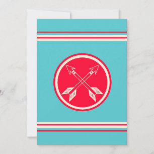 Retro-Doppelpfeile Smash Book Scrapbooking Seite