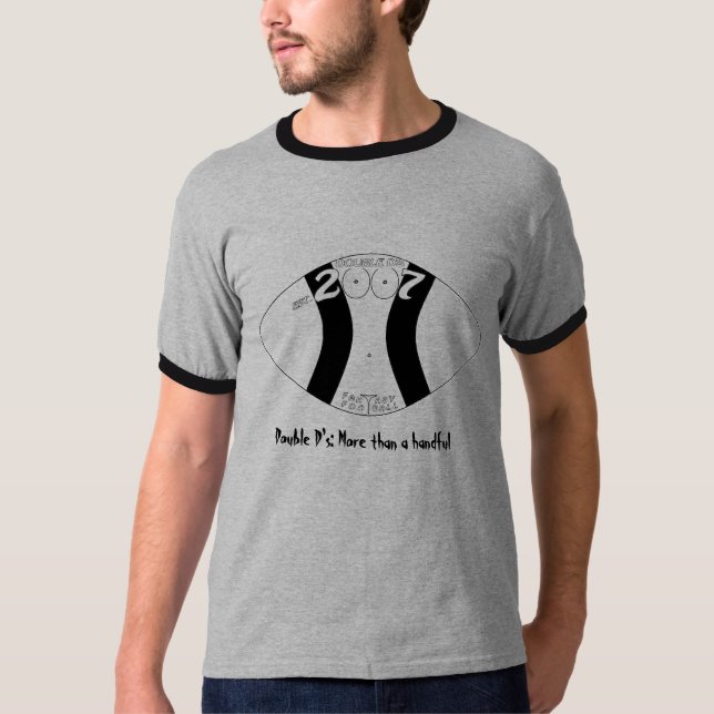 Retro Doppelt-d T-Shirt (Vorderseite)