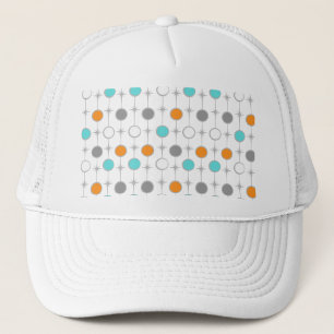 Retro Dots and Sternexplosionen Trucker Hat Truckerkappe