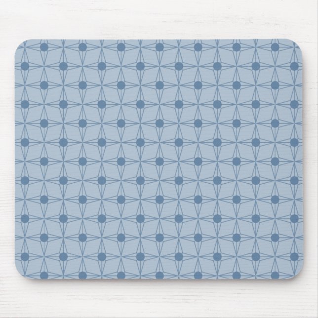 Retro Dotted Star Mousepad (Vorne)