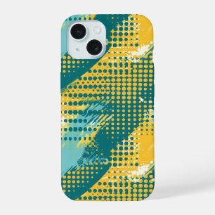 Retro Dotwave iPhone 15 Hülle