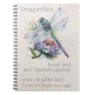 Retro Dragonfly Rememberity Journal Notizblock