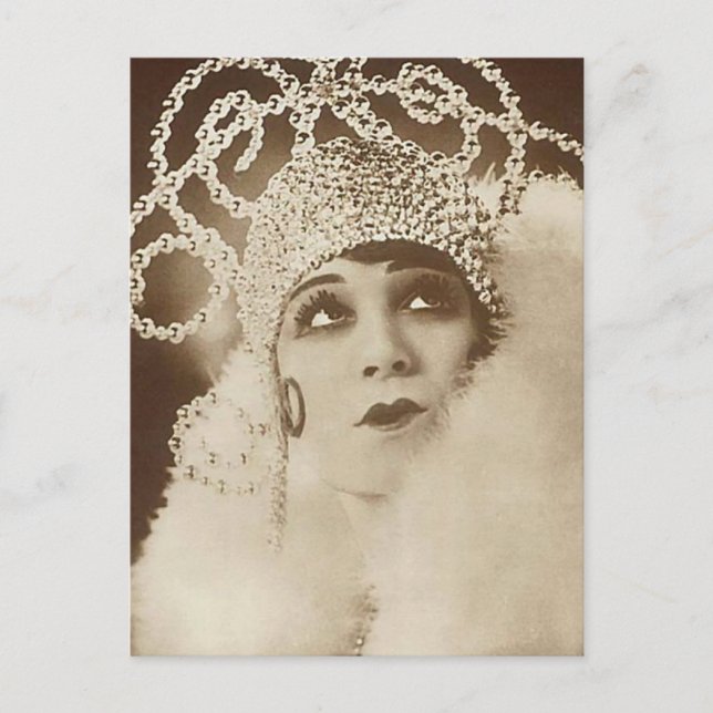 Retro Drama Postkarte (Vorderseite)