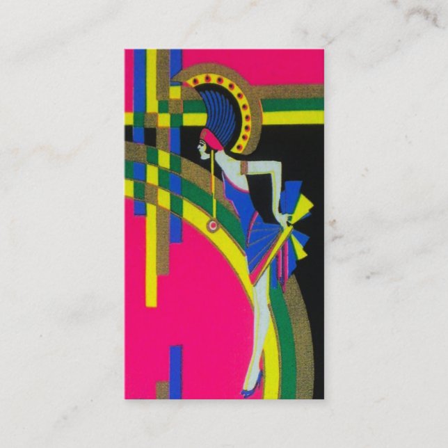 Retro Dream ~ Visitenkarte Kunst, Dichtung und Mus (Vorderseite)
