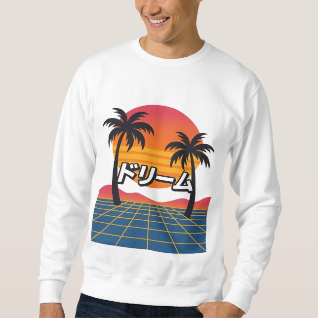 Retro Dreamscape Sweatshirt (Vorderseite)