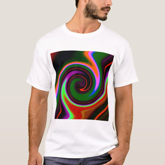Retro drehen T-Shirt (Vorderseite)