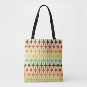 Retro-Dreiecke: Geometrisches Muster Tasche