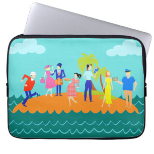 Retro dreistündige Ausflug-Laptop-Hülse Laptopschutzhülle