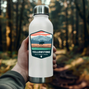 Rétro du parc national de Yellowstone   Sticker Di