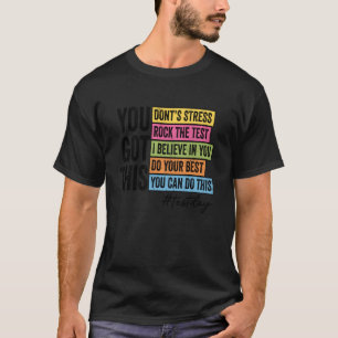 Retro Du Schaffst Das, Keine Stress Rock Die Prüfu T-Shirt