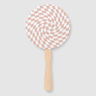 Retro Dusty Rose Sand Pink Hochzeit Fächer