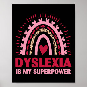 Retro Dyslexie ist meine dyslektische Lektüre bei Poster