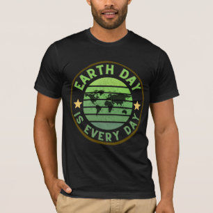 Retro Earth Day, c'est tous les jours T-Shirt avec