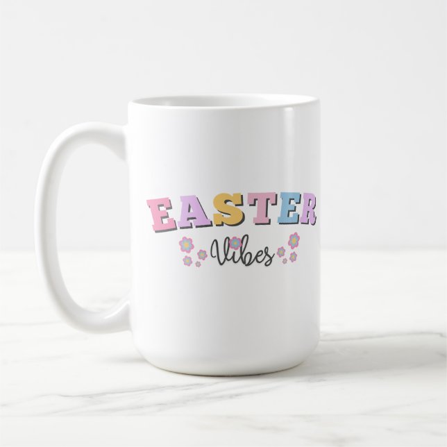 Retro Easter Vibes Kaffeetasse (Links)