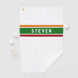 Retro-Ecken-Tankstelle Convenience-Store Spezial Golfhandtuch