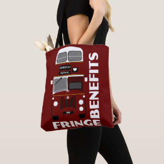 Retro edinburgh Festival Fringe Doppeldecker Bus Tasche