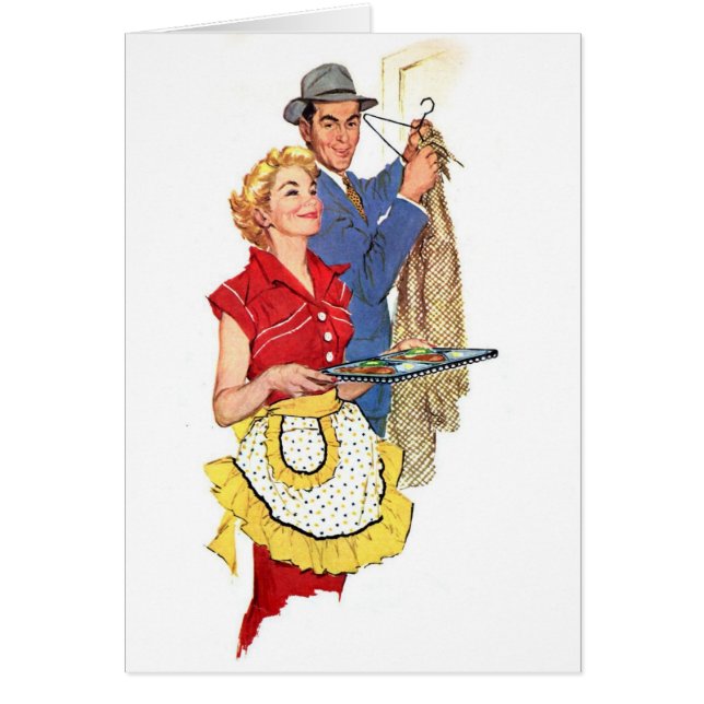 Retro Ehefrau - der Pool-Junge kam! (Vorne)