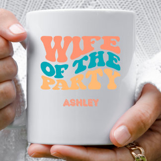 Retro-Ehefrau des Party Bachelorette Kaffeetasse