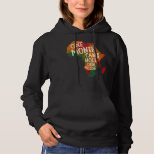 Retro ein Monat kann unsere Geschichte afrikanisch Hoodie