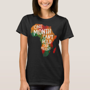Retro ein Monat kann unsere Geschichte afrikanisch T-Shirt