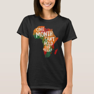 Retro ein Monat kann unsere Geschichte afrikanisch T-Shirt