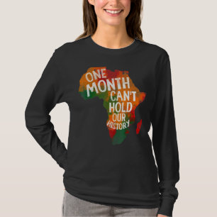 Retro ein Monat kann unsere Geschichte afrikanisch T-Shirt