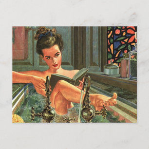 Retro-Einladung zur Entspannung im Spa-Rückzugsort Einladung