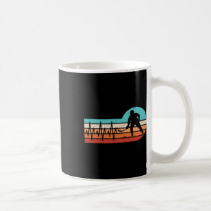 Retro-Eishockeyspieler Männer Jungen Hockey Herzsc Kaffeetasse