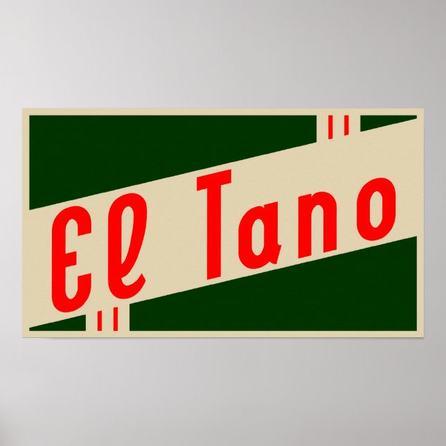Retro el tano poster (Vorne)