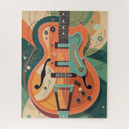 Retro Electric Gitarre Illustration