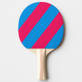 Retro Electric Grape Bold Streifen Tischtennis Schläger