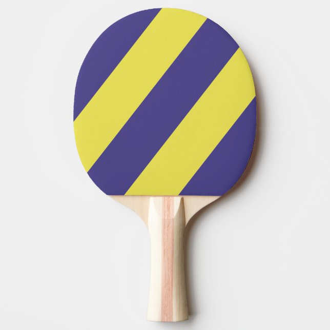 Retro Electric Lemon Grape Bold Streifen Tischtennis Schläger (Vorderseite)