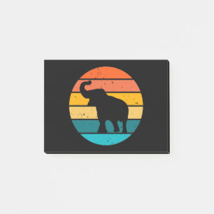 Retro-Elefant Post-it Klebezettel
